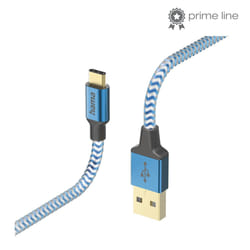 Hama Reflective cavo USB USB 2.0 1,5 m USB A USB C Blu