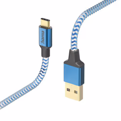 Hama Reflective cavo USB USB 2.0 1,5 m USB A USB C Blu