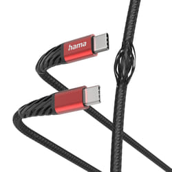 Hama Extreme cavo USB USB 2.0 1,5 m USB C Nero, Rosso