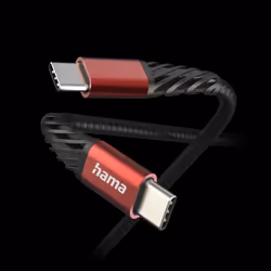 Hama Extreme cavo USB USB 2.0 1,5 m USB C Nero, Rosso