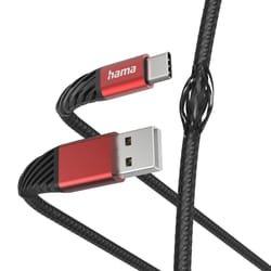 Hama Extreme cavo USB USB 2.0 1,5 m USB A USB C Nero, Rosso