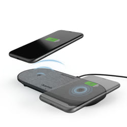 Hama QI-FC10 DUO Smartphone Nero AC Carica wireless Ricarica rapida Interno