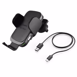 Hama FC10 Motion Smartphone Nero, Metallico Accendisigari Carica wireless Ricarica rapida Auto