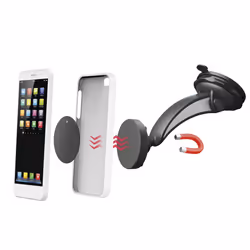 Hama Magnet Supporto passivo Telefono cellulare/smartphone Nero - Vista aggiuntiva 3