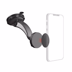 Hama Magnet Supporto passivo Telefono cellulare/smartphone Nero - Vista aggiuntiva 4