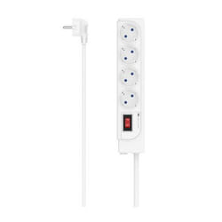 Hama 00223165 prolunghe e multiple 1,5 m 4 presa(e) AC Interno Bianco