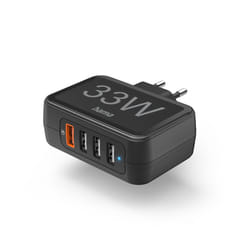 Hama 00201629 Caricabatterie per dispositivi mobili Telefono cellulare, Power bank, Smartphone, Tablet Nero AC Ricarica rapida Interno