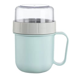 Hama 00181582 contenitore portapranzo Contenitore per il pranzo 0,7 L Acrilonitrile butadiene stirene (ABS), Polipropilene (PP), Silicone Blu, Grigio, Trasparente 1 pz