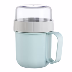 Hama 00181582 contenitore portapranzo Contenitore per il pranzo 0,7 L Acrilonitrile butadiene stirene (ABS), Polipropilene (PP), Silicone Blu, Grigio, Trasparente 1 pz