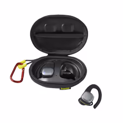 Hama Spirit Athletics, True Wireless Stereo (TWS), Sport, Auricolare, Nero