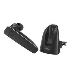 Hama MyVoice2100 Auricolare Wireless A clip Musica e Chiamate Bluetooth Base di ricarica Nero