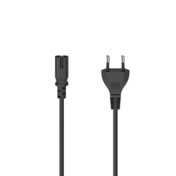 Hama 00223273 cavo di alimentazione Nero 1,5 m Accoppiatore C7
