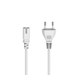 Hama 00223276 cavo di alimentazione Bianco 5 m Accoppiatore C7