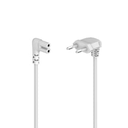 Hama 00223285 cavo di alimentazione Bianco 5 m Accoppiatore C7