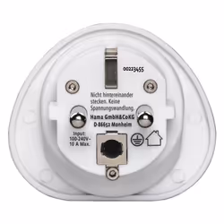 Hama 00223455 adattatore per presa di corrente Universale Bianco - Vista aggiuntiva 5