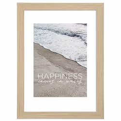 Hama Waves, Cornice per foto singola, Vetro, MDF, Quercia, Parete, 20 x 28 cm, Rettangolare