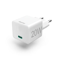 Hama 00125128 Caricabatterie per dispositivi mobili Smartphone, Tablet Bianco AC Ricarica rapida Interno
