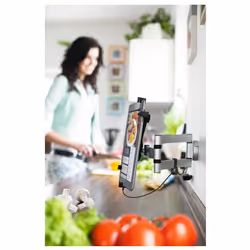 Hama 00125121 supporto per personal communication Supporto passivo Tablet/UMPC Nero, Argento - Vista aggiuntiva 8