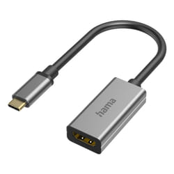 Hama 00200303 adattatore per inversione del genere dei cavi USB-C HDMI Grigio