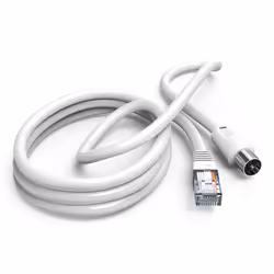 Hama 00205032 cavo coassiale 2,5 m RJ-45 Bianco