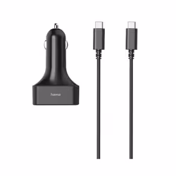 Hama 00200018 Caricabatterie per dispositivi mobili Computer portatile, Power bank, Smartphone, Tablet Nero Accendisigari Auto - Vista aggiuntiva 5