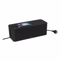 Hama Maxi Pavimento Scatola portacavi Nero 1 pz