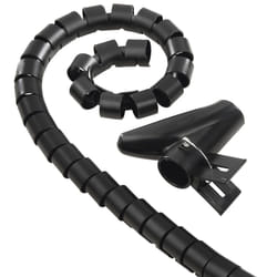 Hama 00220998 organizer per cavi Universale Guaina raccoglicavo Nero 1 pz