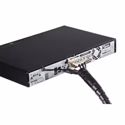 Hama 00220998 organizer per cavi Universale Guaina raccoglicavo Nero 1 pz