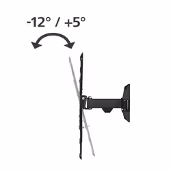 Hama 00220823 Supporto TV a parete 165,1 cm (65") Nero