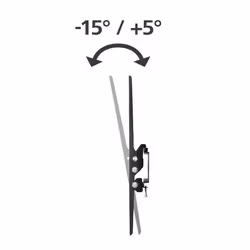 Hama 00220808 Supporto TV a parete 190,5 cm (75") Nero - Vista aggiuntiva 2