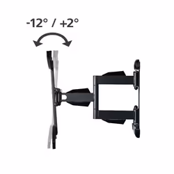 Hama 00220836 Supporto TV a parete 75" Nero