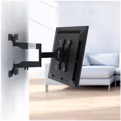 Hama 00220848 Supporto TV a parete 121,9 cm (48") Nero - Vista aggiuntiva 7