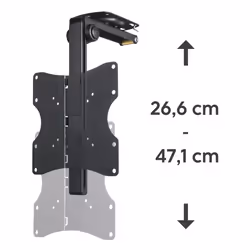 Hama 00220876 Supporto TV a parete 116,8 cm (46") Nero - Vista aggiuntiva 3