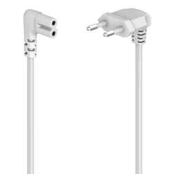 Hama 00221102 cavo di alimentazione Bianco 5 m Spina di alimentazione di tipo C Accoppiatore C7