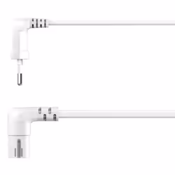 Hama 00221102 cavo di alimentazione Bianco 5 m Spina di alimentazione di tipo C Accoppiatore C7