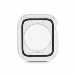 Hama 00210918, Custodia, Orologio intelligente, Nero, Trasparente, Apple, Apple Watch 4/5/6/SE 1. Gen./SE 2. Gen, Resistente  ...
