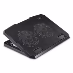 Hama Black Metal base di raffreddamento per laptop 39,6 cm (15.6") Nero - Vista aggiuntiva 5