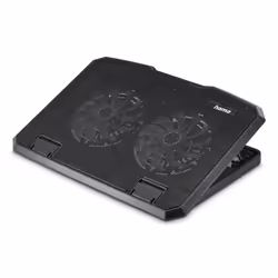 Hama Black Metal base di raffreddamento per laptop 39,6 cm (15.6") Nero - Vista aggiuntiva 6