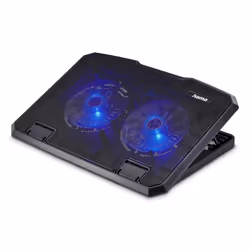Hama Black Metal base di raffreddamento per laptop 39,6 cm (15.6") Nero - Vista aggiuntiva 7