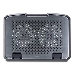 Hama Aluminium base di raffreddamento per laptop 39,6 cm (15.6") Nero