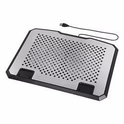 Hama Aluminium base di raffreddamento per laptop 39,6 cm (15.6") Nero - Vista aggiuntiva 2