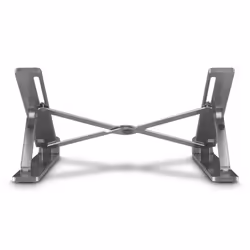 Hama Aluminium Supporto per computer portatile Argento 39,6 cm (15.6")