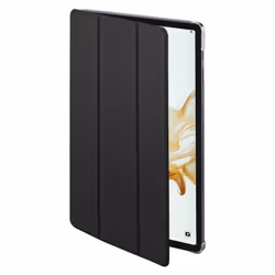 Hama 00222007 custodia per tablet 12.4" Custodia a libro Nero, Trasparente