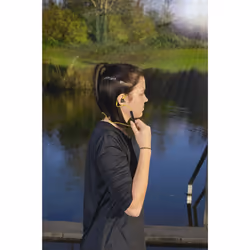 Hama Freedom Athletics II Auricolare Wireless A clip, In-ear Sport Bluetooth Nero, Giallo