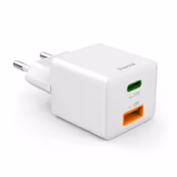 Hama 00201991 Caricabatterie per dispositivi mobili Auricolare, Power bank, Smartphone, Tablet Bianco AC Ricarica rapida Interno