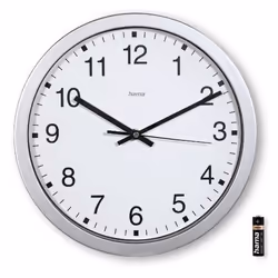 Hama Mallorca Orologio al quarzo Rotondo Argento, Bianco - Vista aggiuntiva 4