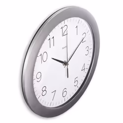 Hama Teneriffa Orologio analogico Rotondo Argento, Bianco - Vista aggiuntiva 2