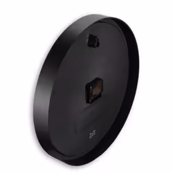 Hama Aruba Orologio al quarzo Cerchio Nero, Bianco