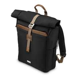Hama 00222023 borsa per laptop 41,1 cm (16.2") Zaino Nero, Marrone