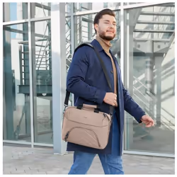 Hama Premium Lightweight 16.2" Borsa con caricamento dall'alto Beige - Vista aggiuntiva 8